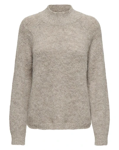 JDY - JDYZoey Life HN Raglan Strik - Chateau Gray